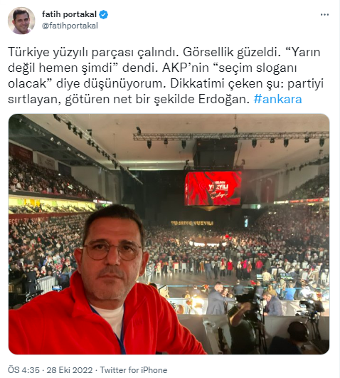 Fatih Portakal'dan Erdoğan'a övgü dolu sözler! - Resim : 1